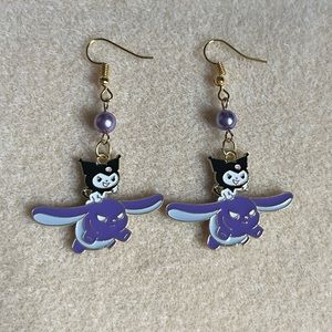 *3 for $20* Kuromi and Baku Beaded Dangle Earrings